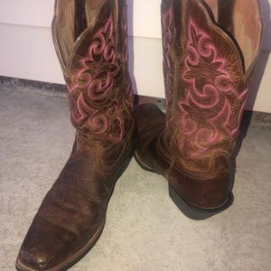 Women’s Size 8 Tall Brown Ariat Cowboy Boots